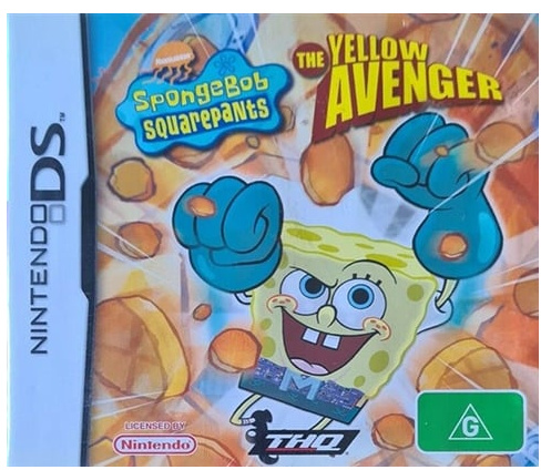 Spongebob Sqaurepants The Yellow Advenger Nintendo DS Game Cartridge Only (CP-1345950)