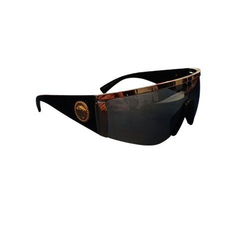 Versace Sunglasses Model 2197 Black Gold With Case (CP)