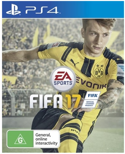 Sony Playstation 4 Fifa 17, Very Good Condition, With Case No Manual (CP 1220434)