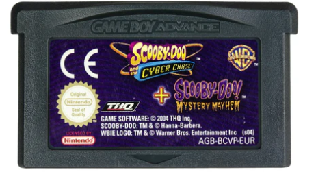 Scooby-Doo And The Cyber Chase + Scooby-Doo Mystery Mayhem Gameboy Advance Game Cartridge Only (CP-1352667)