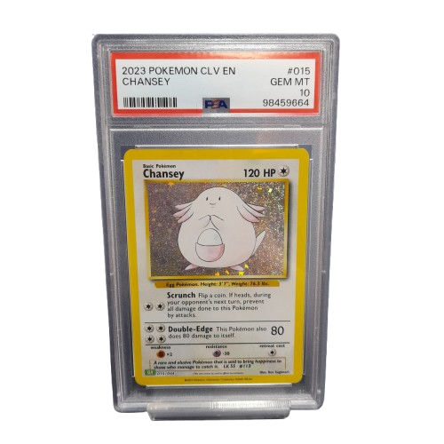 PSA Graded Card 2023 Pokemon CLV English Chansey Gem Mint 10 (LN)