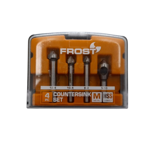Frost Countersink Set 92504 4-Piece in Case (MR)