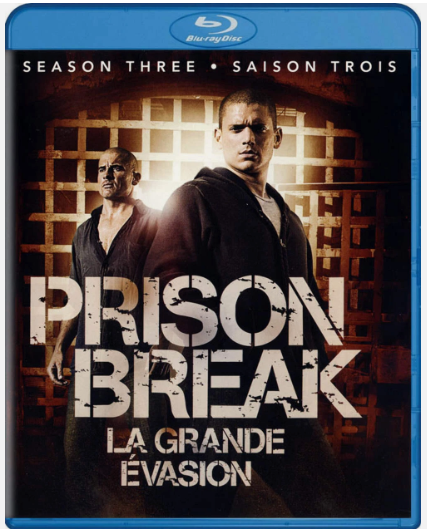 Prison Break Season 3 Blu Ray – Very Good Condition