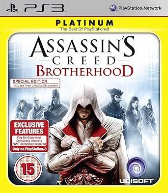 Assassin’s Creed: Brotherhood PS3 Game Platinum (WL 1409333)