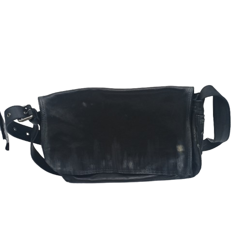 Acne Studios Awolke Medium Leather Shoulder Bag Black (CP 1408890)