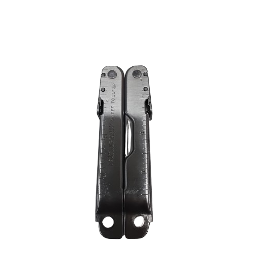 LeatherMan Super Tool 300 Multi Tool Silver in Black Case (WR 1405340)