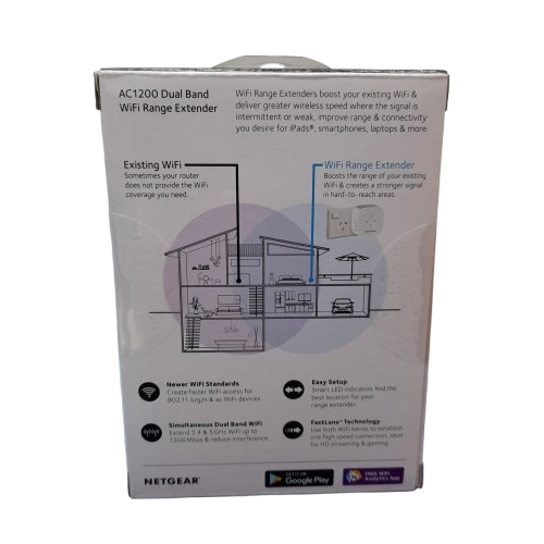 Netgear AC1200 WiFi Range Extender EX6110 (JN)