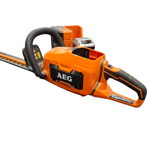 AEG 58V 650mm Brushless Cordless Hedge Trimmer Kit With 4Ah Battery And Charger AHT58B (JN)
