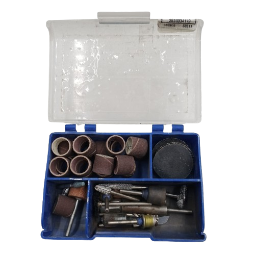 Dremel 240V Corded Rotary Tool 4200, Grey, Acceptable USED Condition, With Attachments + Hard Case (One Clip Damaged) (NA)