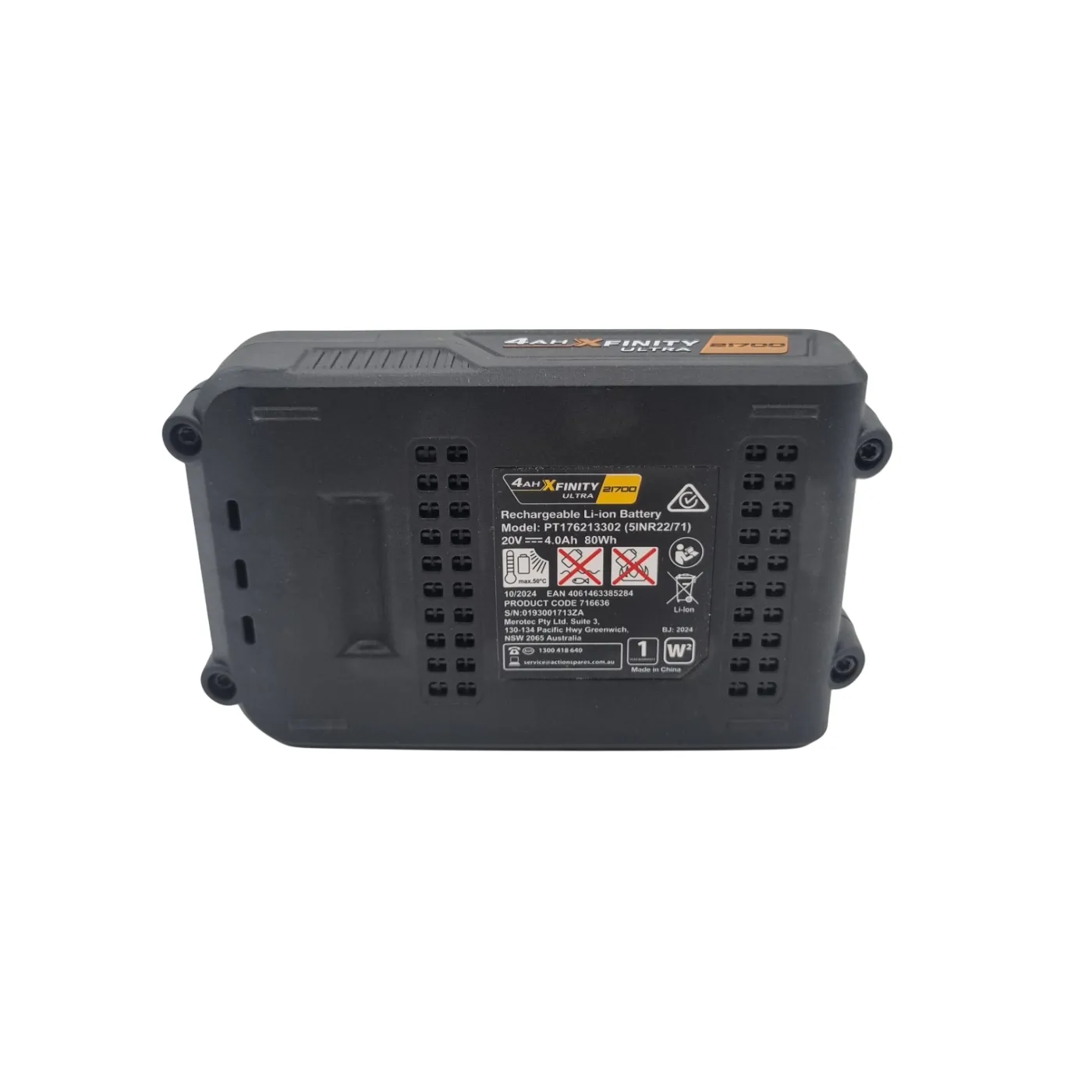 XFinity Ultra 4AH Tool Battery In Box (Works For Aldi Brand Tools)