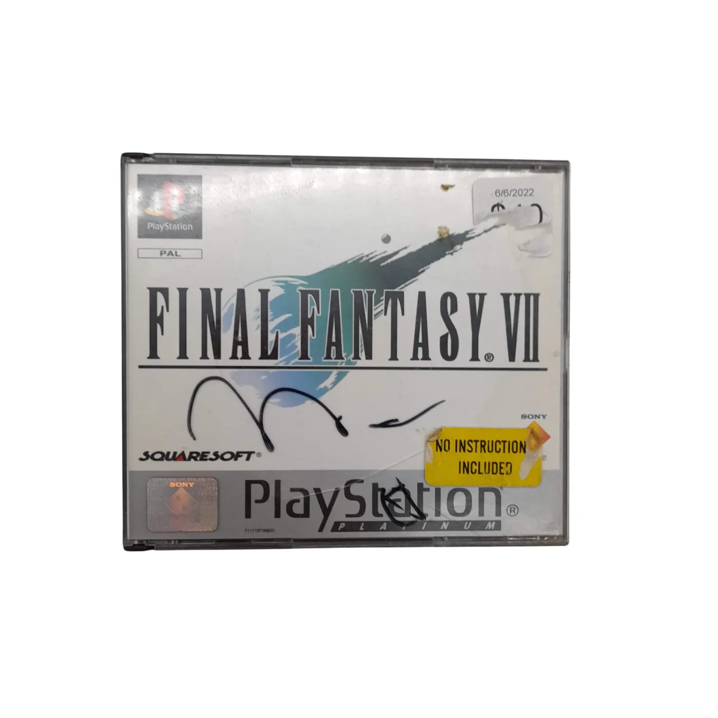 Sony PlayStation 1 Game Final Fantasy VII – 3 Discs *Damaged Case* (WL)