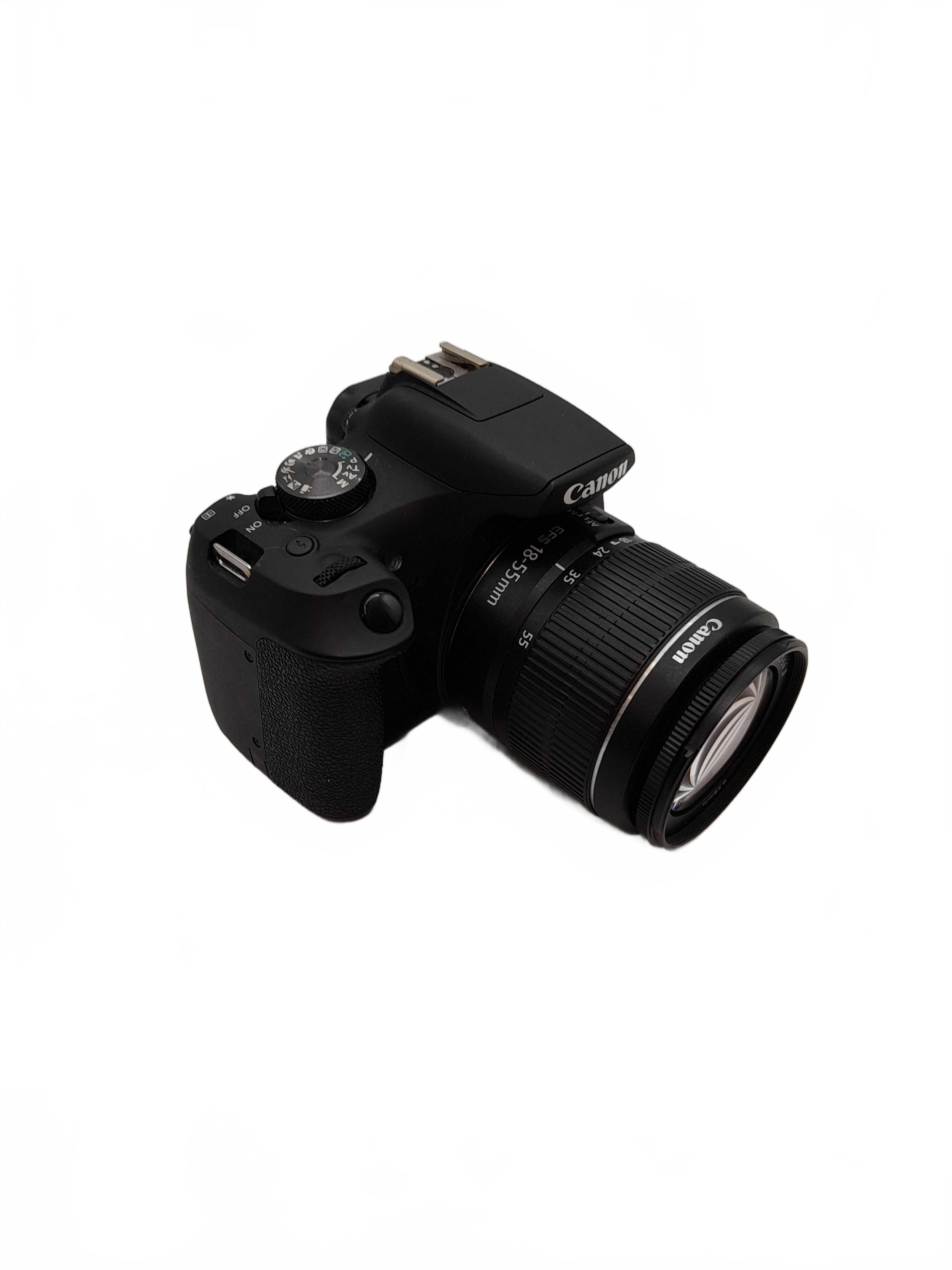 Canon EOS 1500D DSLR Camera 24.1MP Black With 55mm + 18-55mm Lens + Battery + Charger + Strap (WL 1431501)