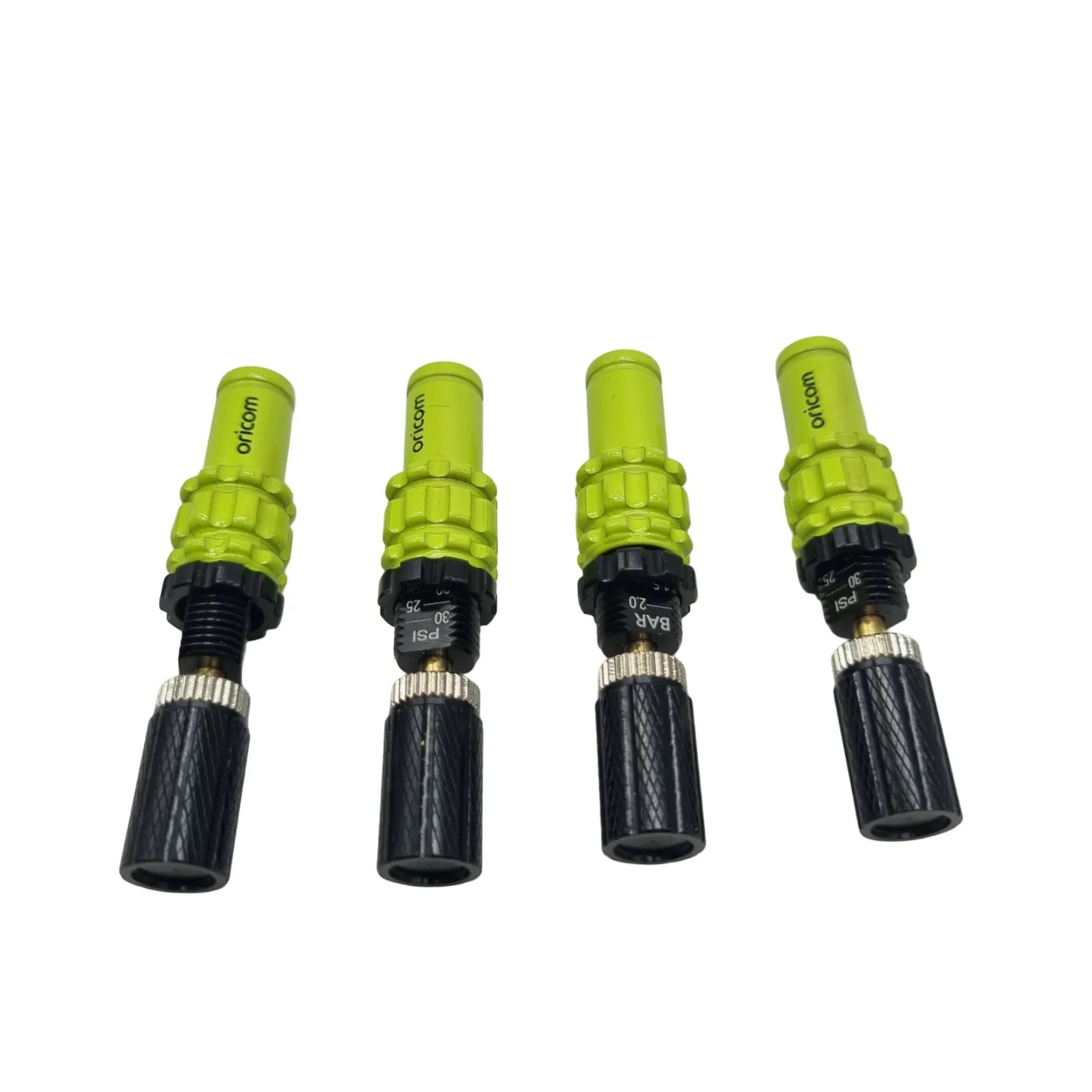 Oricom Tyre Deflators Green 4 Pack PSI With Black Case (WR 1422948)