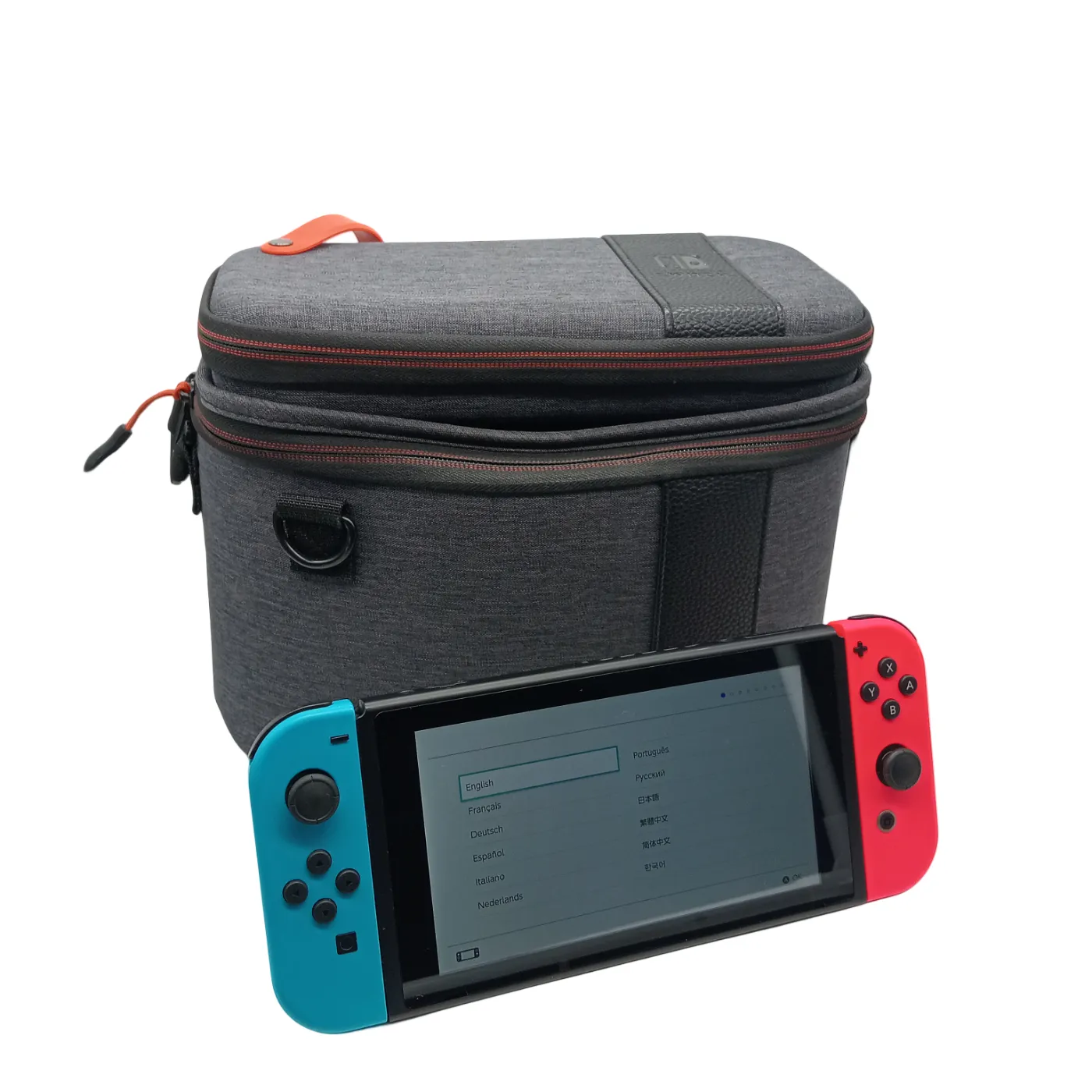 Nintendo Switch Console Bundle HAC-001(-01) – Black + Case + Dock + Charger   (WR 1352945)
