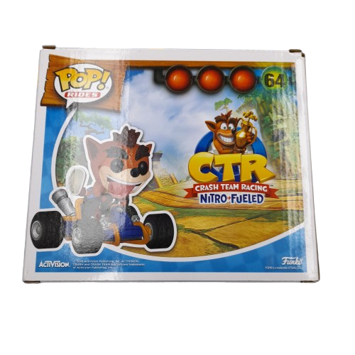 Crash Bandicoot Pop Rides Pop Vinyl Figure #64 (LN)