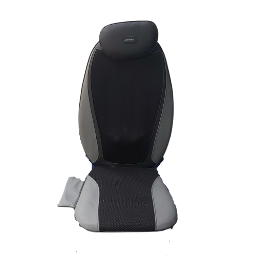 **LOCAL PICK UP ONLY** Homedics Shiatsu Massage Cushion, Grey/Black, Good Condition, With Attached Remote + Power Cord (NA 1355050)
