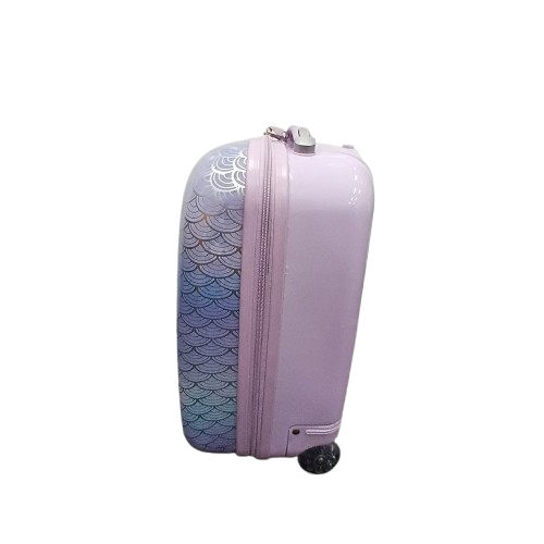 Unbranded 40cm Children’s Luggage, Mermaid Scale Pink/Purple, Very Good Condition (NA 1370073)