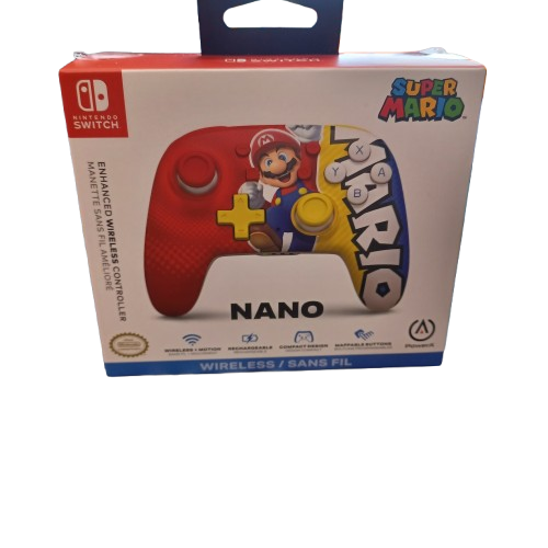 Nano Enhanced Wireless Controller for Nintendo Switch – Mario Victory