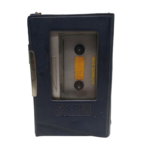 PYE Cassette Player KP1000 Companion – In Leather Case Second Hand Item Good Condition (CP)