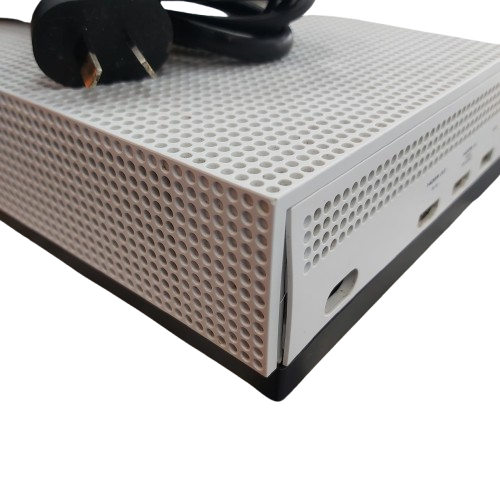 Microsoft Xbox One S 1TB With Power Supply, HDMI And Red Controller Missing Back (NA1357255)