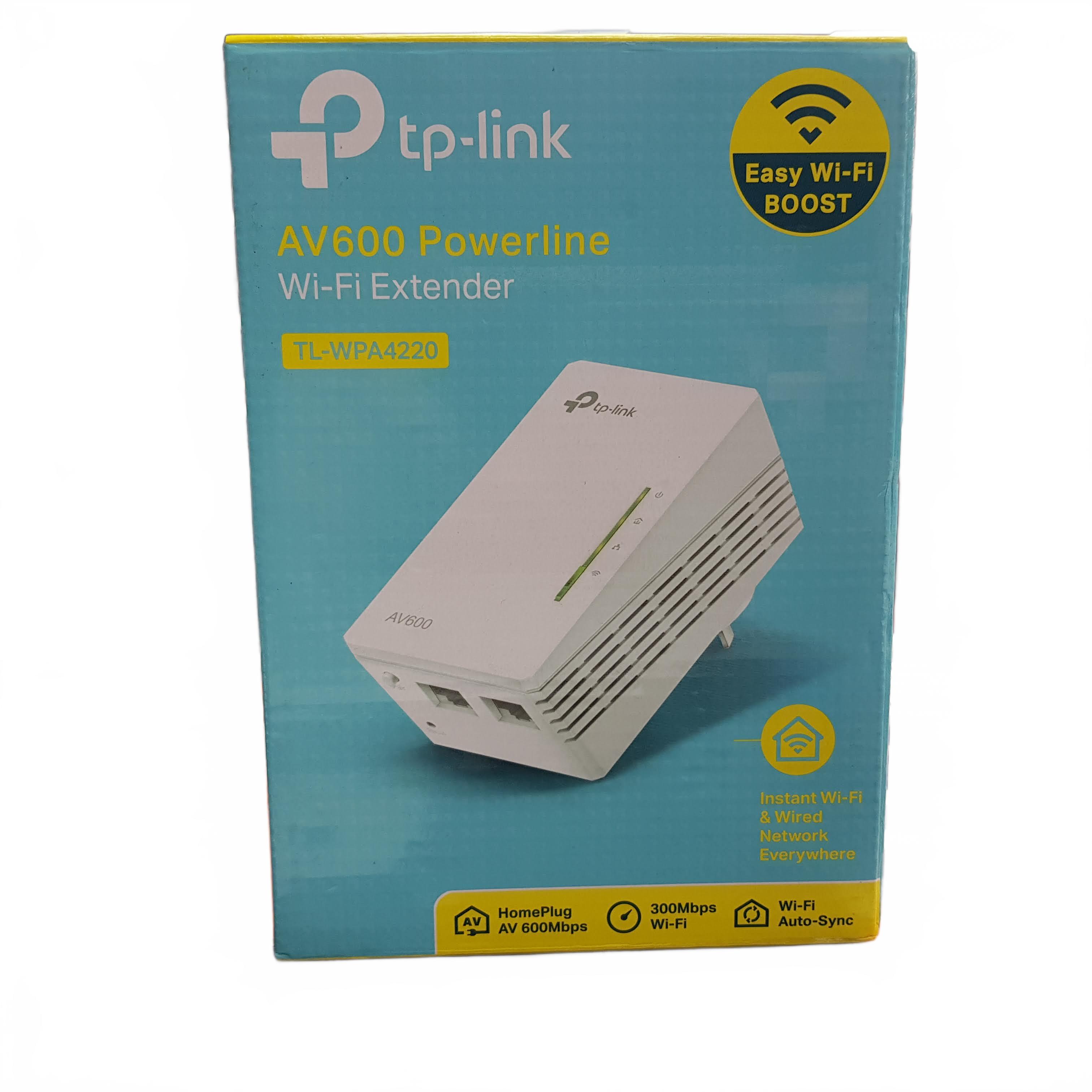 TP Link TL-WPA4220 Wi-Fi Powerline Extender White (MR) (1432085)