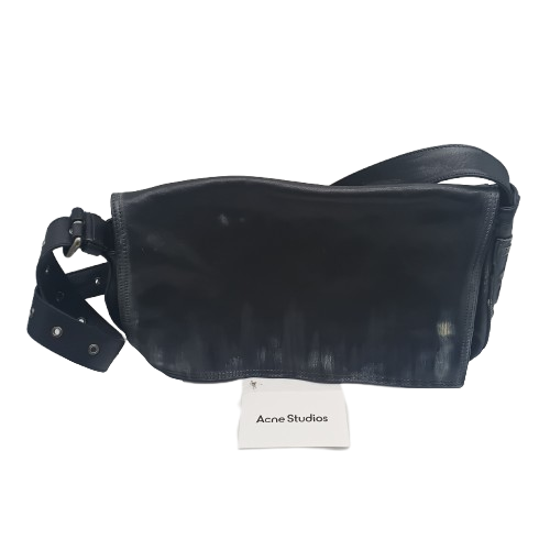 Acne Studios Awolke Medium Leather Shoulder Bag Black (CP 1408890)