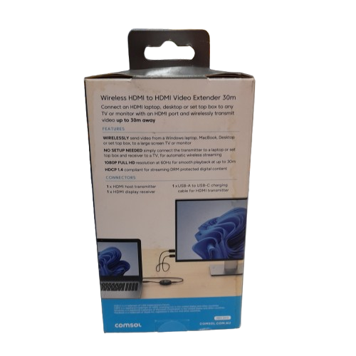 COMSOL Wireless HDMI to HDMI 1080p Video Extender HXHH10 (LN)