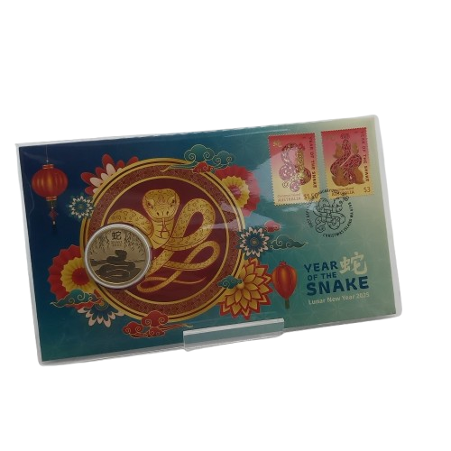 Year Of The Snake Coin 2025 $1 In Plastic Casing (NA)