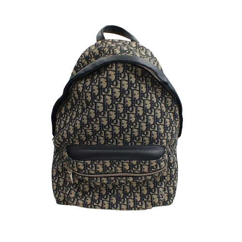 Genuine Dior Medium Rider Backpack Beige and Black (NA 1416722)