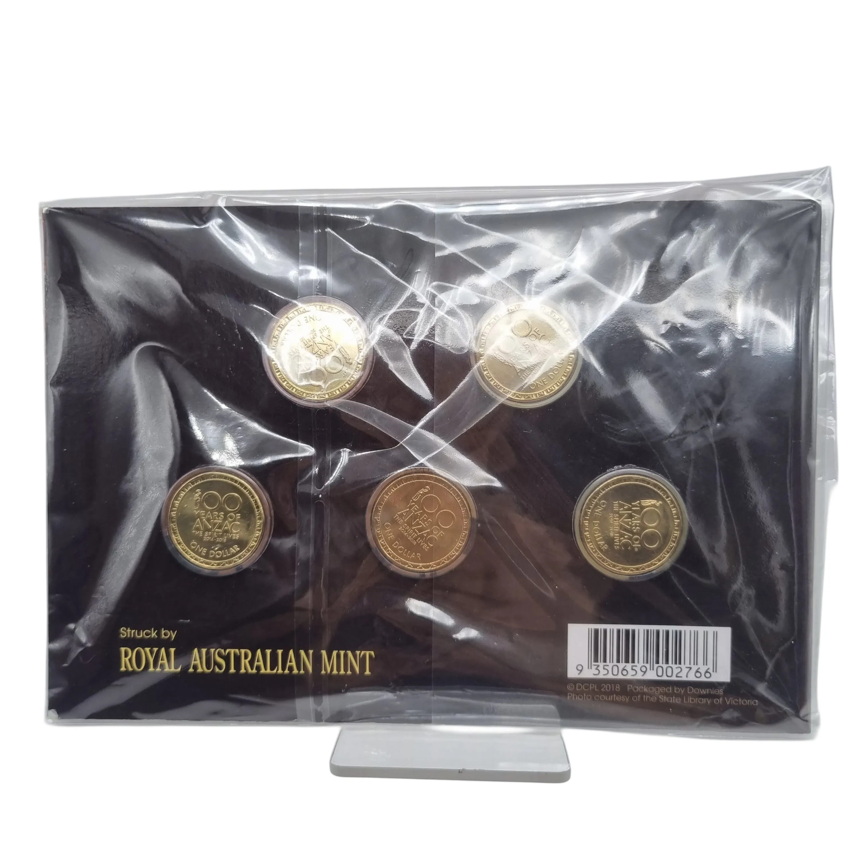 Royal Australian Mint: 2014-2018 First World War Centenary $1 5 Coin Set