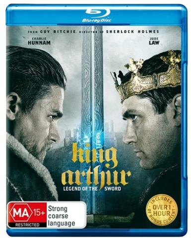 King Arthur Legend Of The Sword Blu Ray – Very Good Condition