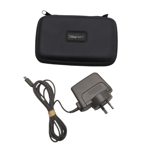 Nintendo DS LITE USG-001 Console, Black- With Stylus, 3rd Party Case, And Official Mains Charger, Very Good Condition