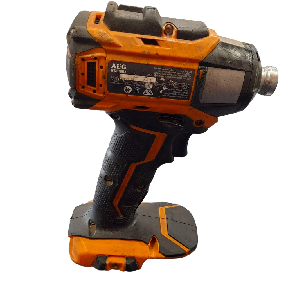 AEG 18V Impact Driver BSS18B3 SKIN ONLY, Heavy Wear + Scuffing, USED Condition (GE 1410221)