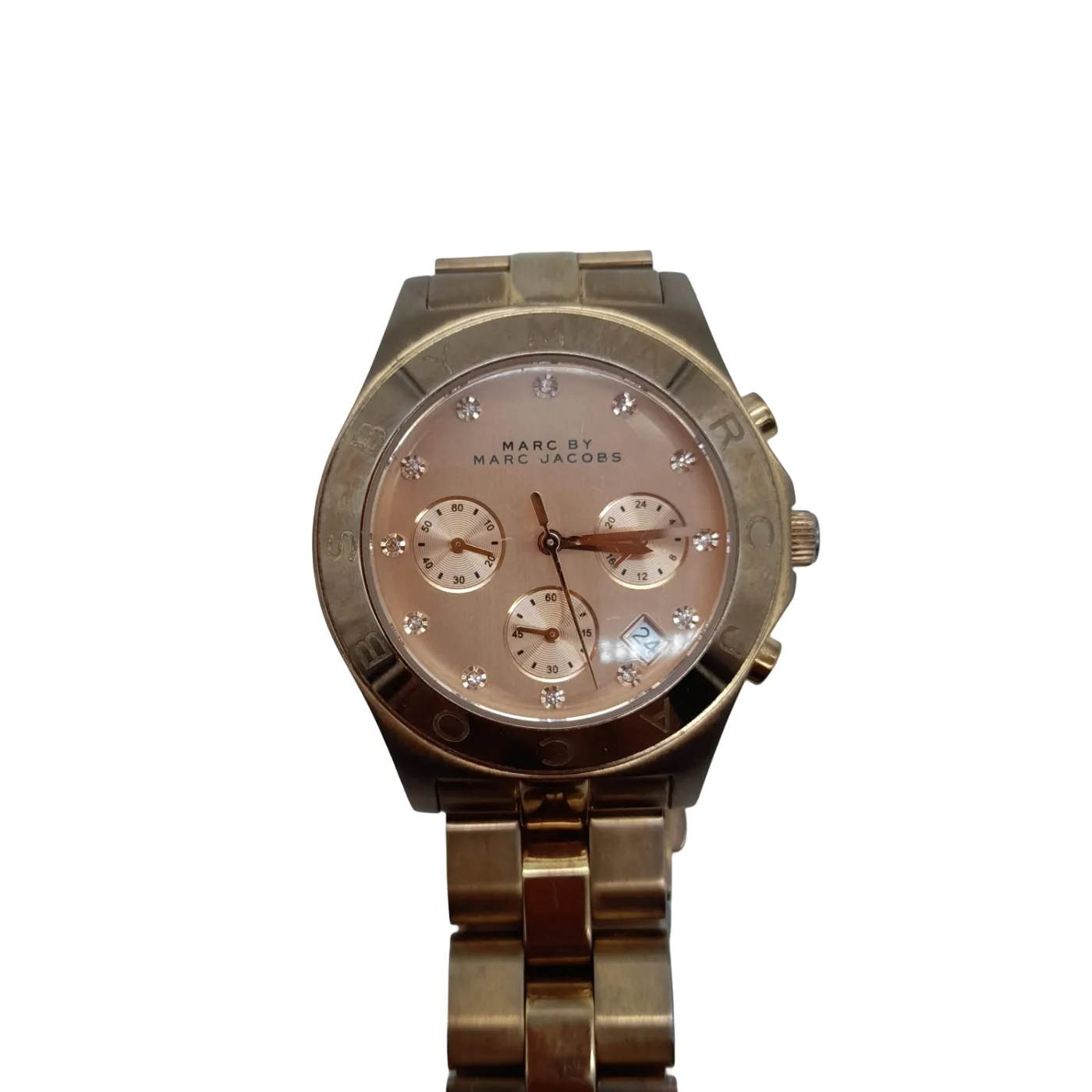Marc by Marc Jacobs Blade Chronograph Watch MBM3102 Rose Gold (WL1400441)