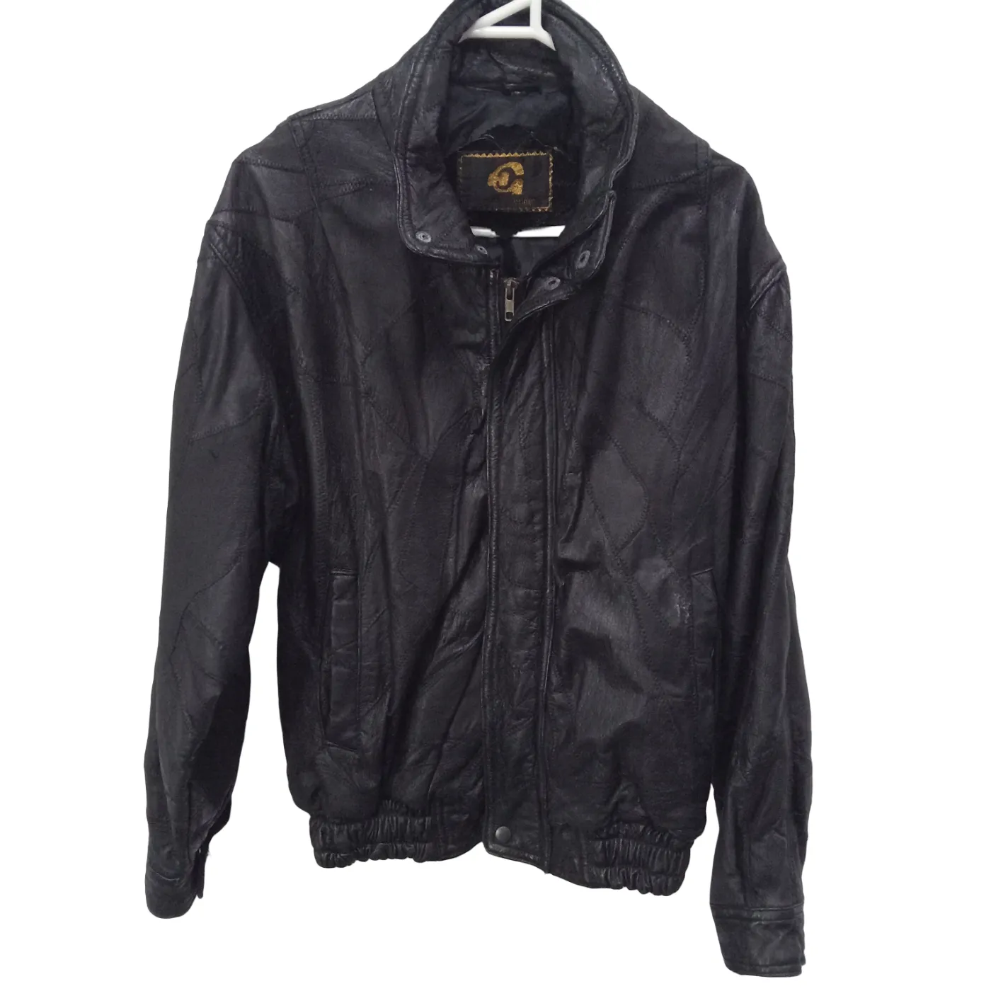 G Leather Black Leather Jacket (WR 1361284)
