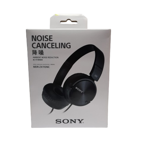 Sony MDR-ZX110NC Noise Cancelling Headphones Black In The Box (MR)