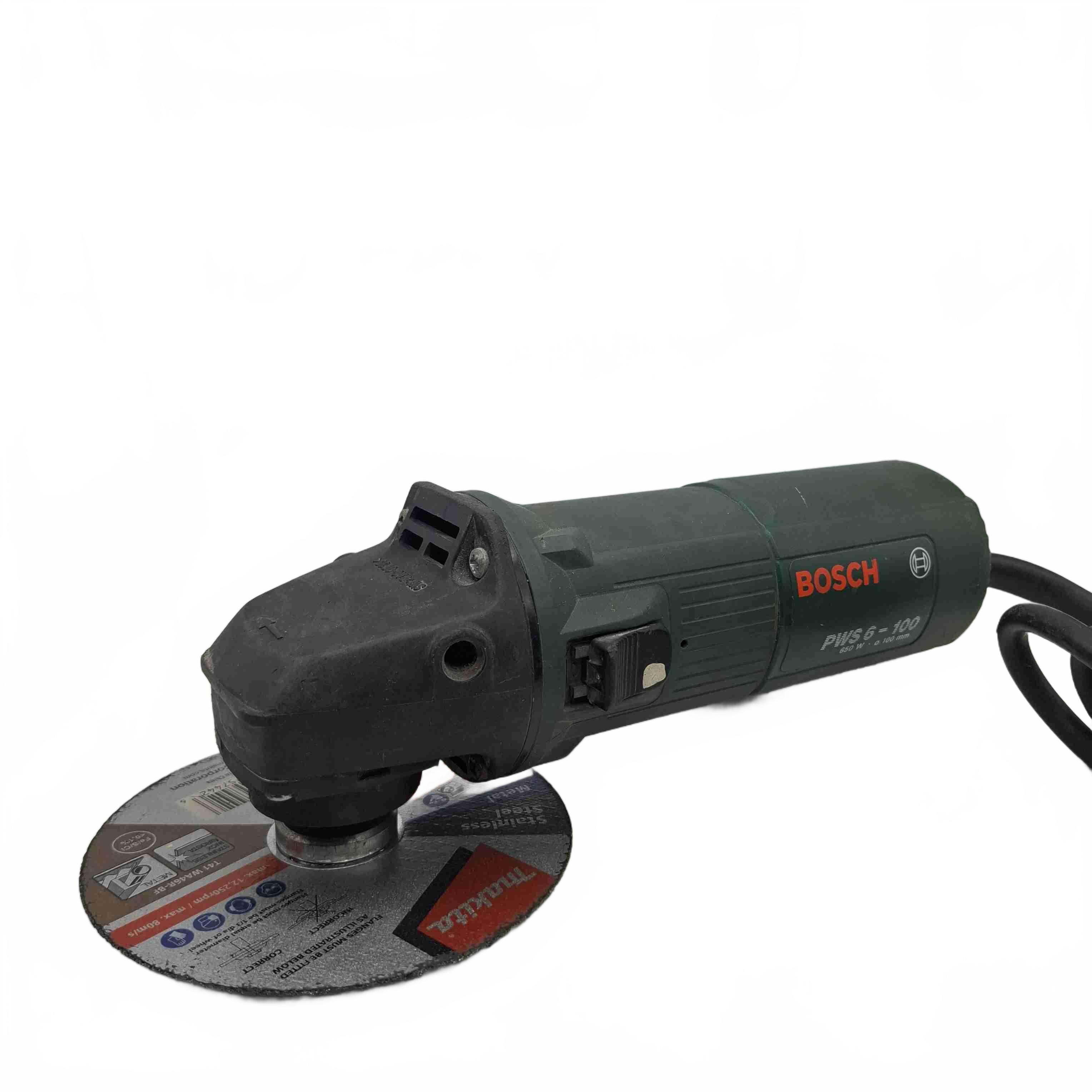 Bosch Angle Grinder PWS 6-100 Corded With Makita Blade (WR 1430500)