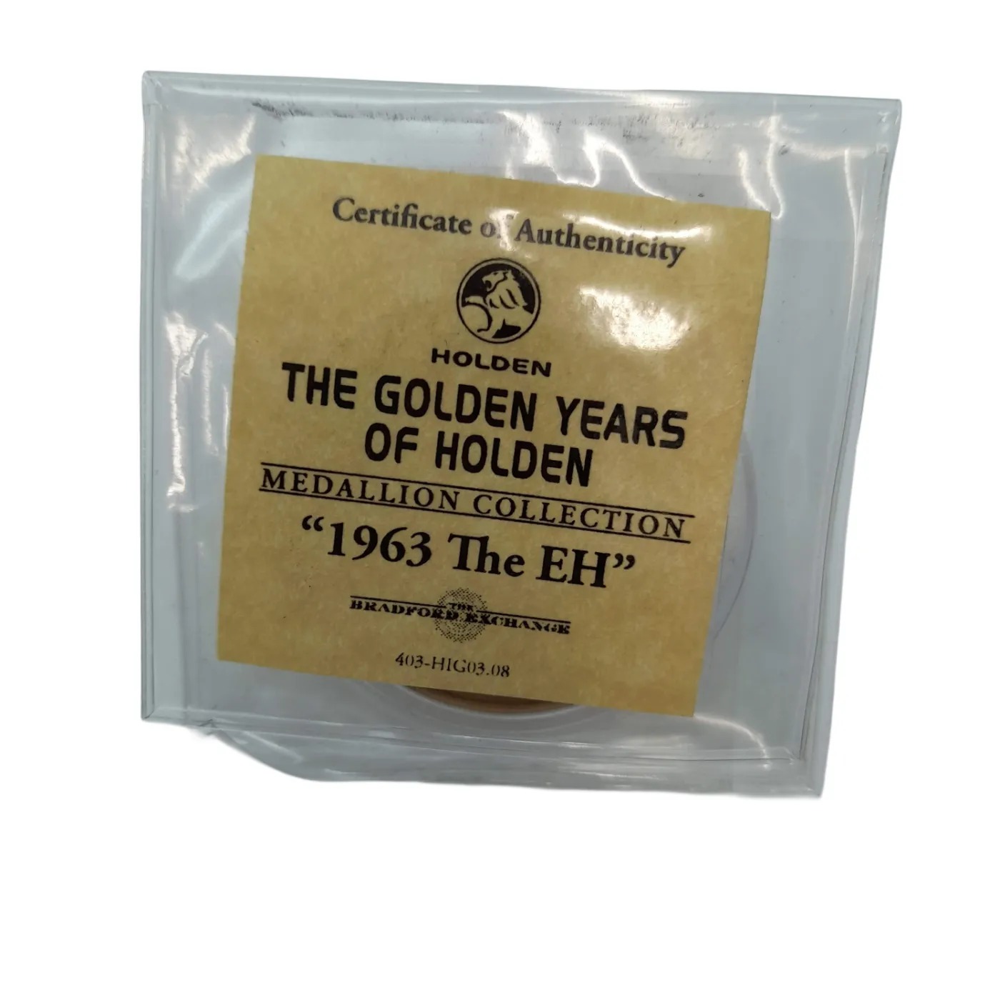 The Golden Years of Holden 1963 EH Coin (WL 1409189)