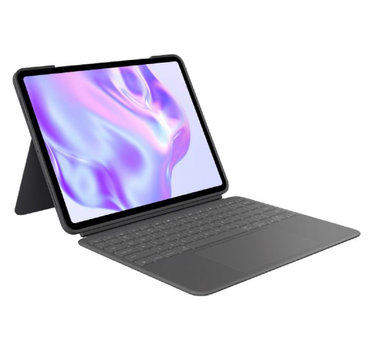 Logitech Combo Touch iPad Pro 13-inch M4 Keyboard Case (Grey) (LE)