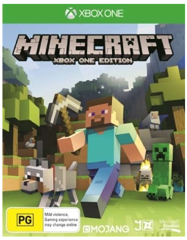 Xbox One Minecraft, Very Good Condition, With Case No Manual (CP 1291470)