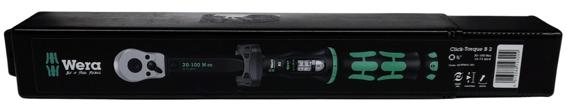 Wera Click-Torque B 2 Click Torque Wrench Like New