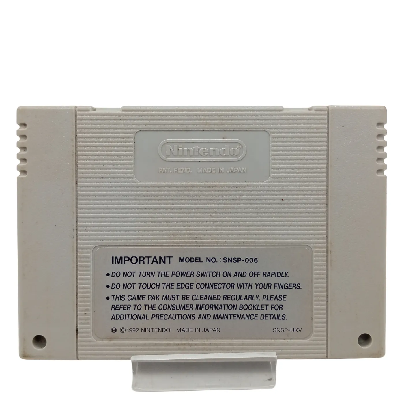 Super Mario World – Super Nintendo Game (Grey Cartridge)    9WR 1349932)