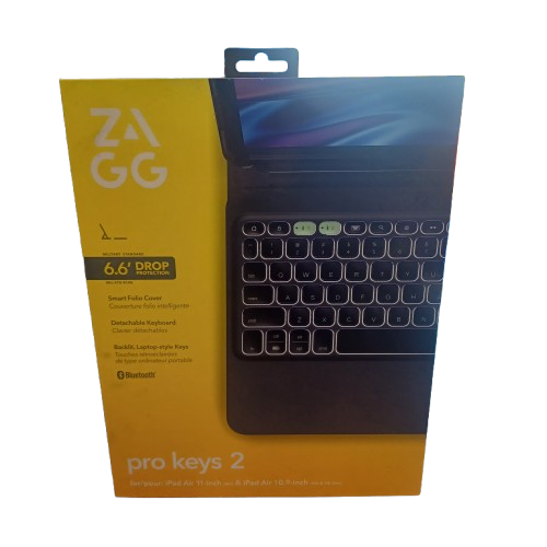 ZAGG Pro Keys 2 iPad Air 10.9 inch (M3, M2) Keyboard Case Grey (LE)