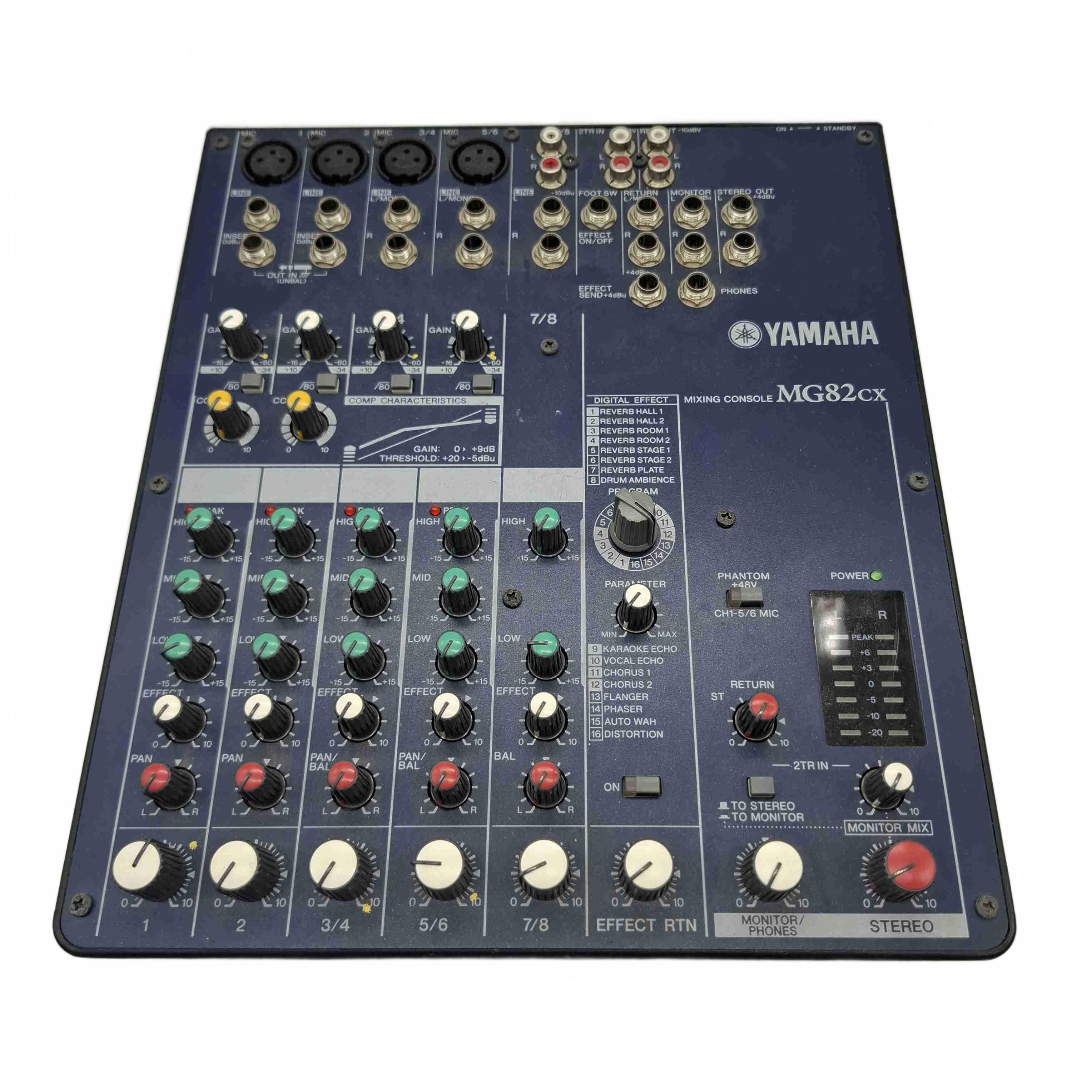 Yamaha MG82CX Mixing Console Blue Model MG82CX (WR 1430082)