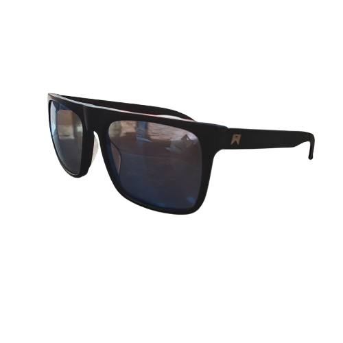 William Painter Sunglassses The Level Black Frames Blue Lens With Case