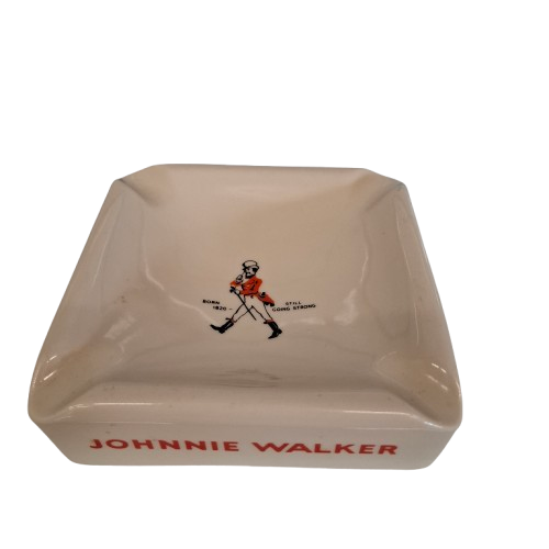 Johnnie Walker Scotch Whisky Vintage Collectable Ashtray – Huntley Ware – (JN)