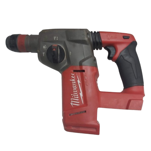 Milwaukee M18 Fuel SDS Plus Rotary Hammer M18 CHX, Wear + Tear With Initials Engraved, With Handle + Hard Case (NA)