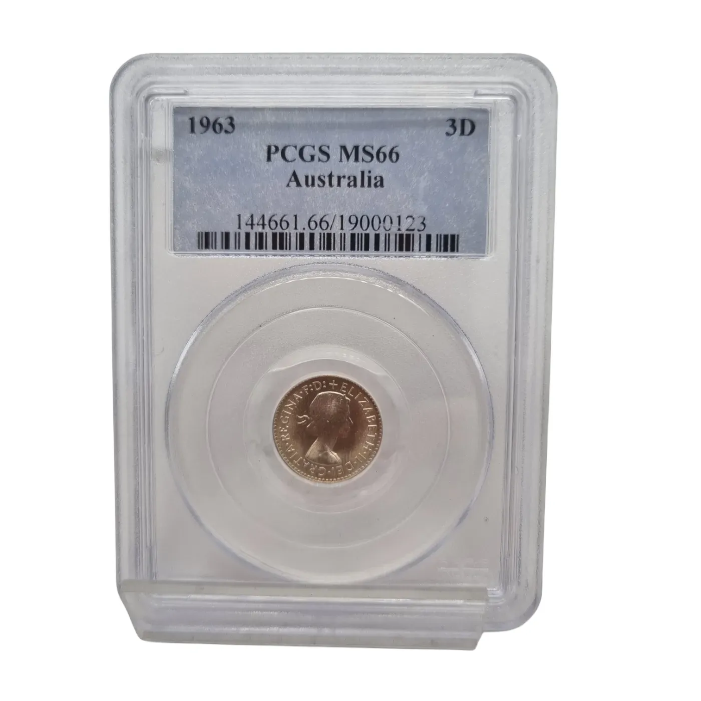 PCGS MS66 Coin 1963 Three Pence (WR1366550)