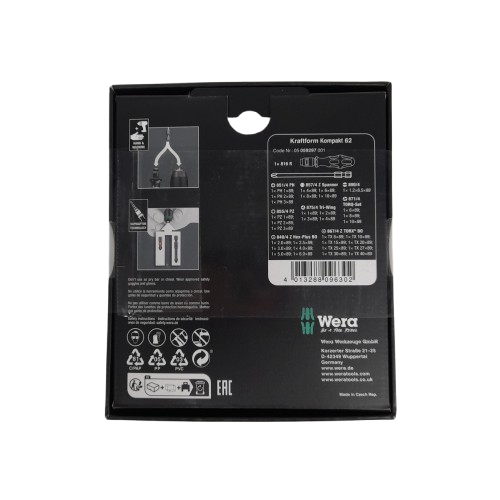 Wera Kraftform Kompakt 62 (MR)