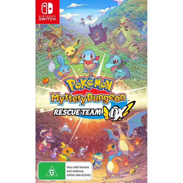 Nintendo Switch – Pokémon Mystery Dungeon: Rescue Team DX – Game in Case – No Manual
